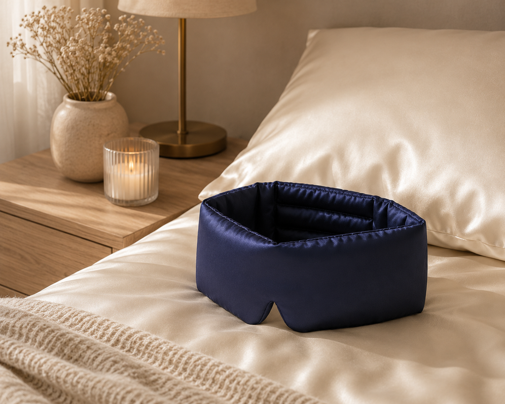 Masque de sommeil en soie de mûrier 100%
