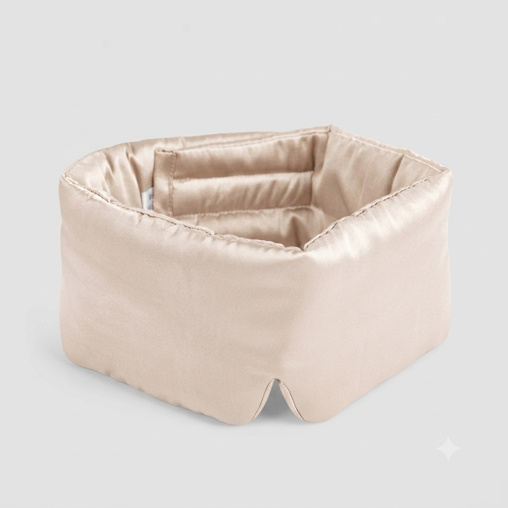 Masque de sommeil en soie de mûrier