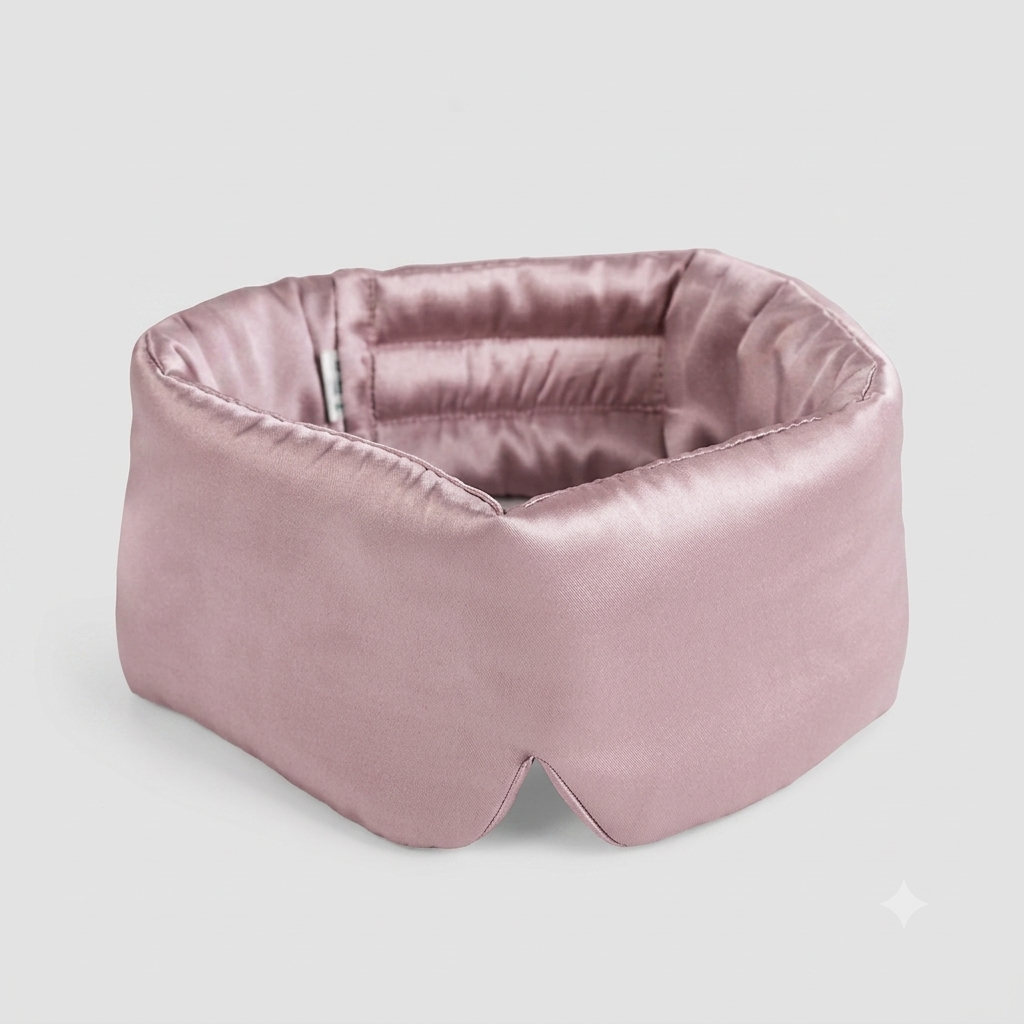 Masque de sommeil en soie de mûrier