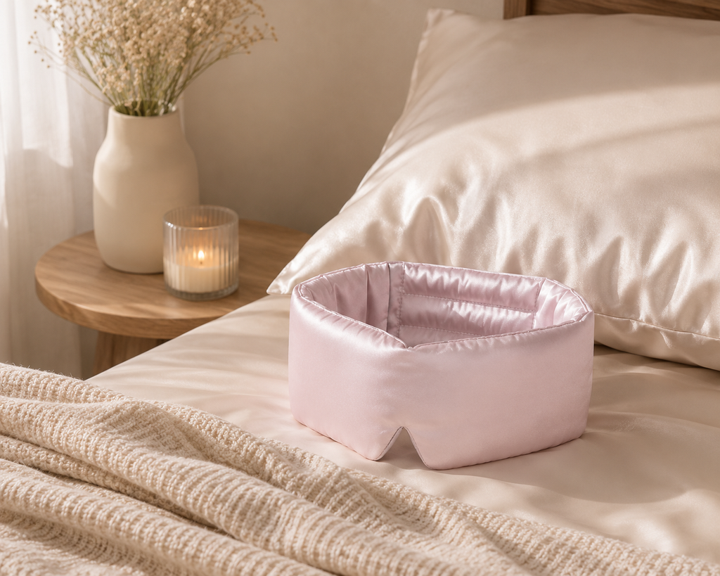 Masque de sommeil en soie de mûrier 100%