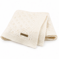 Couverture bébé en coton tricoté