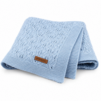 Couverture bébé en coton tricoté